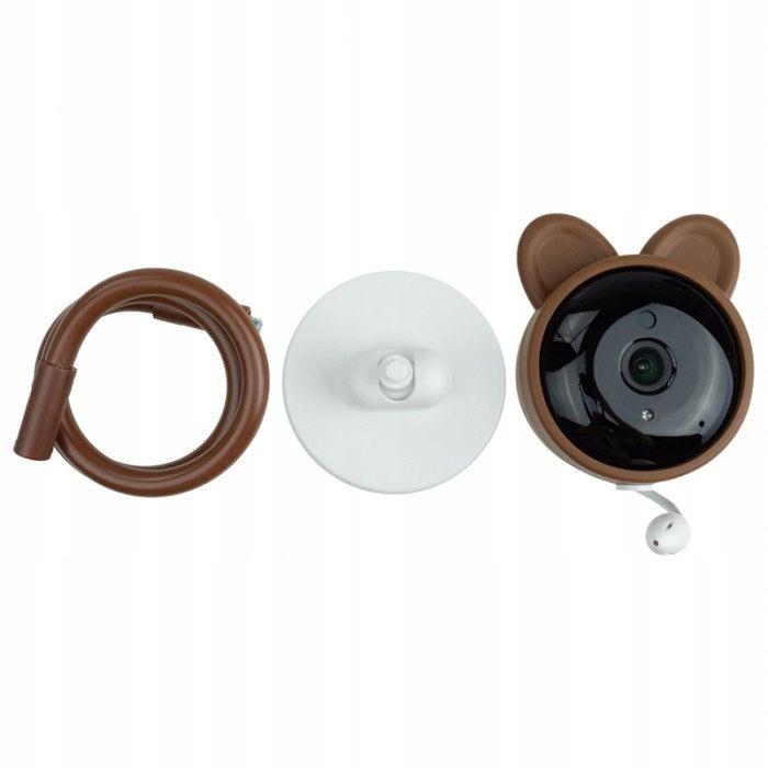 Baby Monitor Electronic Camera Bear WiFi Control App TUYA 2x Handles Manufacturer code MW61441