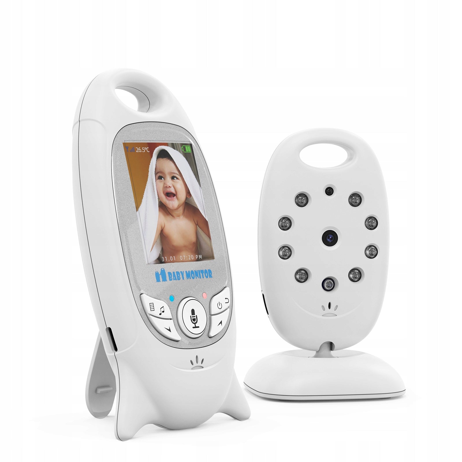 Baby Monitor Electronic Live Camera with LCD Night Mode and Microphone Packaging status original