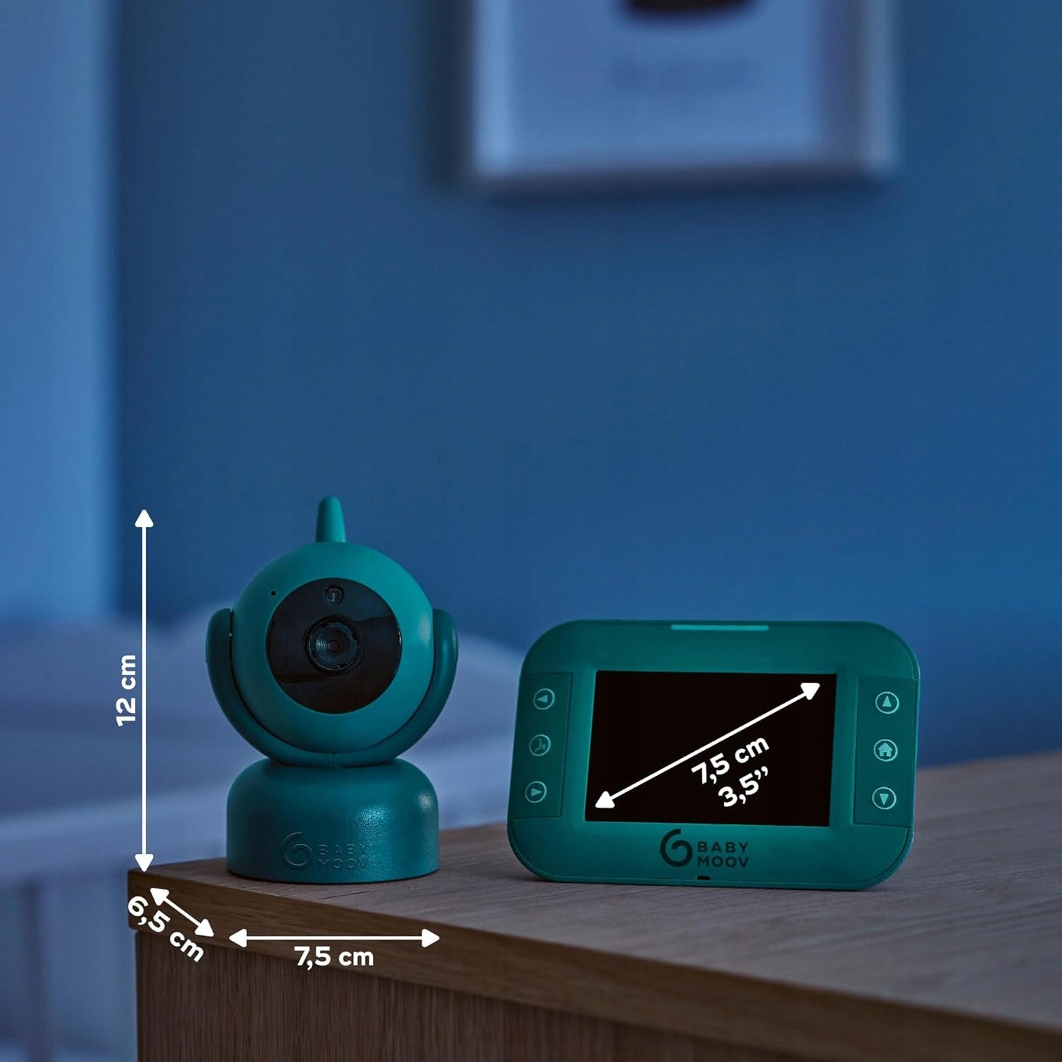 Baby Monitor Electronic Rotating with Camera Safe Sleep YOO Twist Packaging status original