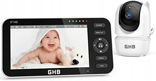 Baby Monitor GHB SM50B Camera 5 Cali HD VOX Bidirectional Mode