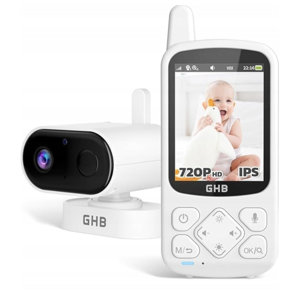 Baby Monitor GHB Video Baby Monitor Night Vision Camera - NEW MODEL