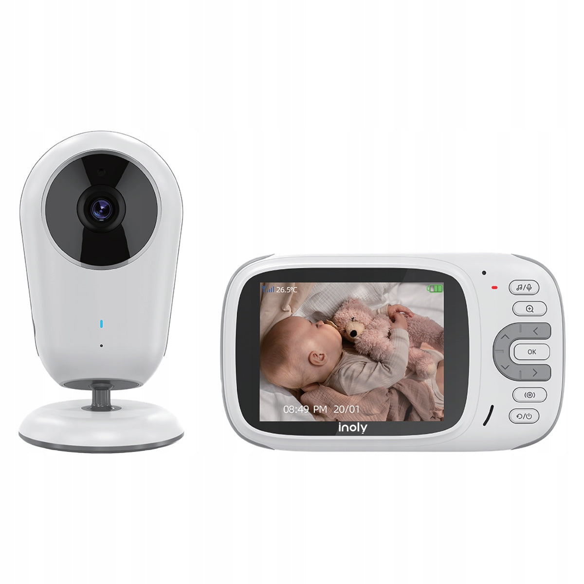 Baby Monitor INOLY Mia - IBM03M Two Way Communication White