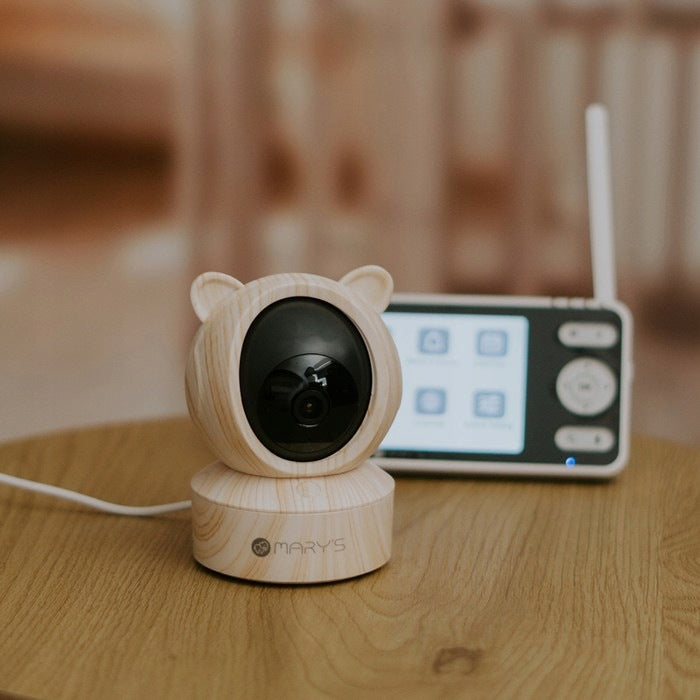 Baby Monitor MARY'S Bear 2in1 Full HD 1080P LCD 110° Camera Brand Ecolight
