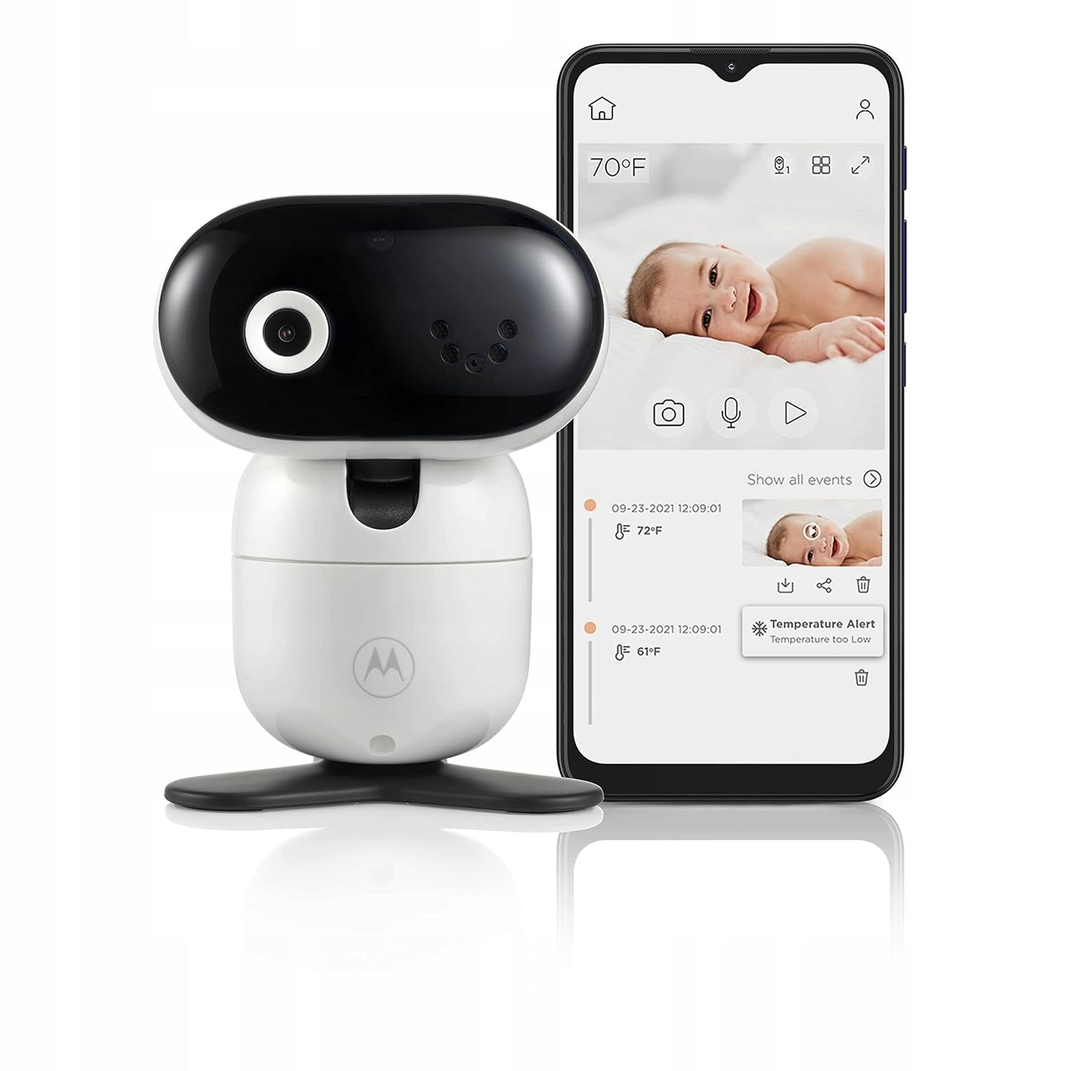 Baby Monitor Motorola HD Video Camera Dark Vision PIP1010