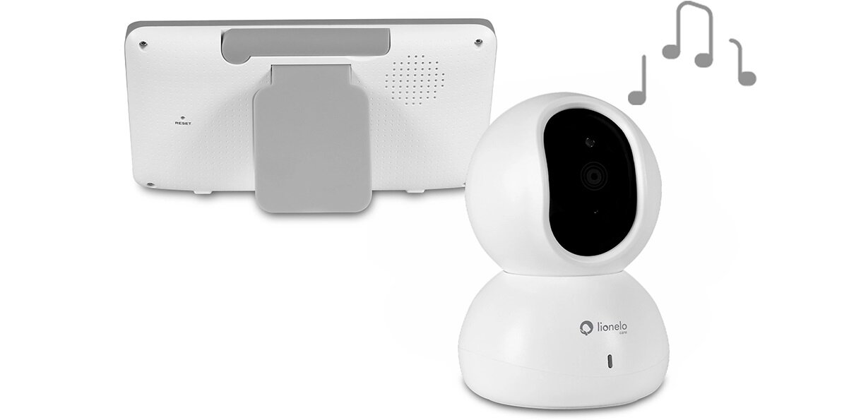 Baby Monitor Night Mode Communication In Both Directions Temp 5 Cradles Color white