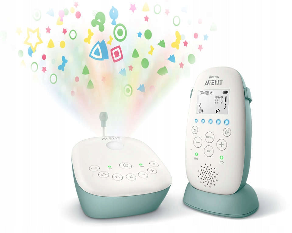 Baby Monitor Philips Avent SCD731/52 Lullabies Thermometer Projector Brand Philips Avent