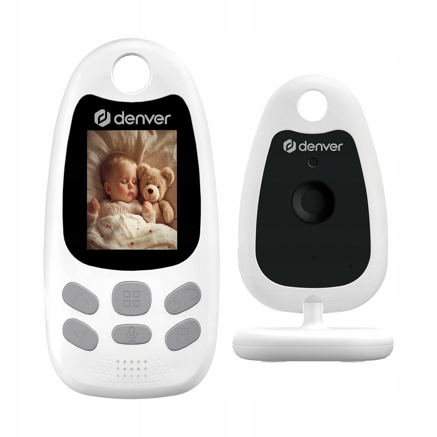 Baby Monitor RANGE 250m Denver BC-250 crying sensor thermometer Brand Denver Electronics