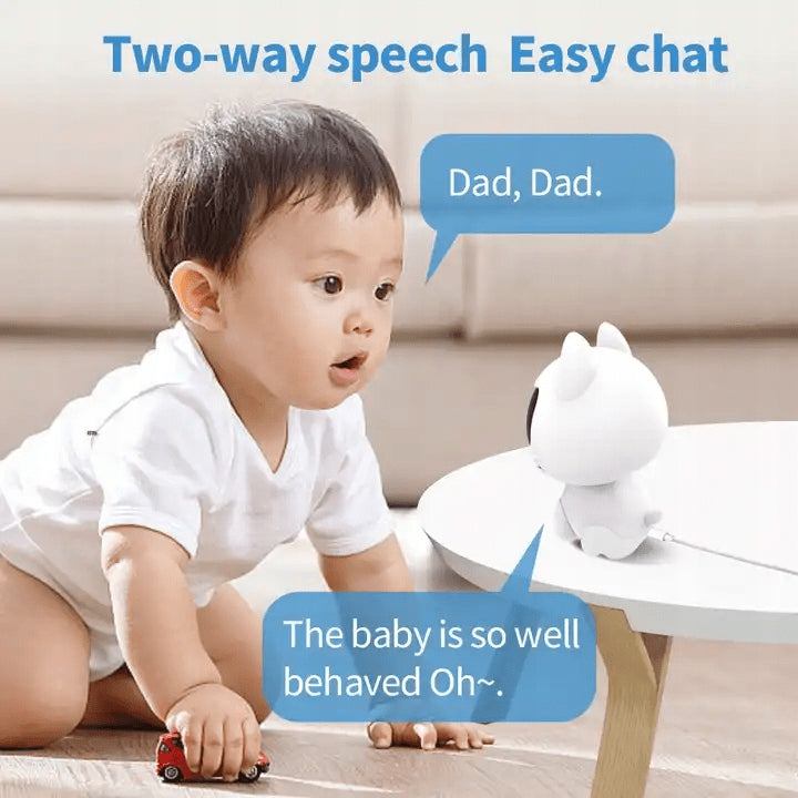 Baby Monitor Rotating Wireless IP Camera Kitten 2MP Smart Wi-Fi Brand no brand