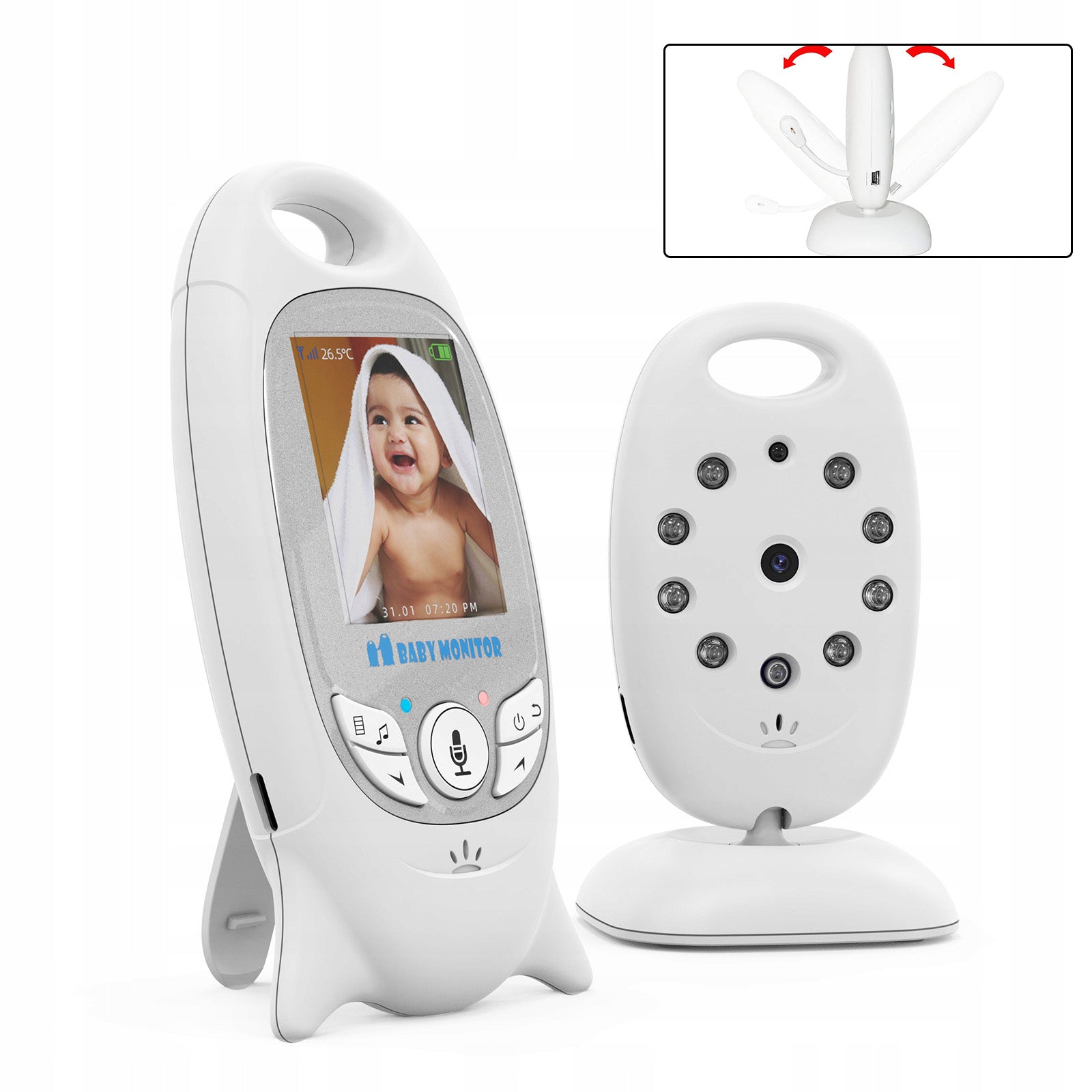 Baby Monitor Smart Live IP Camera with Night Mode and Microphone