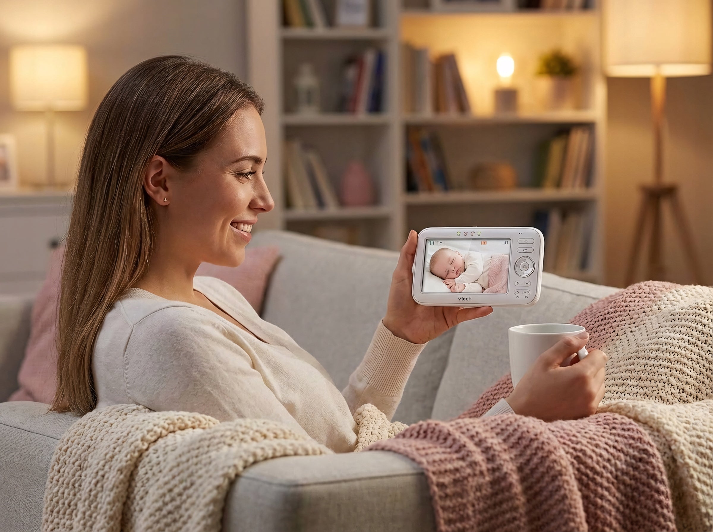 Baby Monitor VTech VM5254 LCD Rotating Camera 5 Cali Night Light Medical device no
