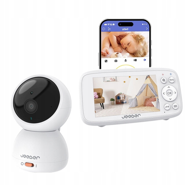 Baby Monitor WiFi 4" Screen IR VOX Camera Two Way 2in1