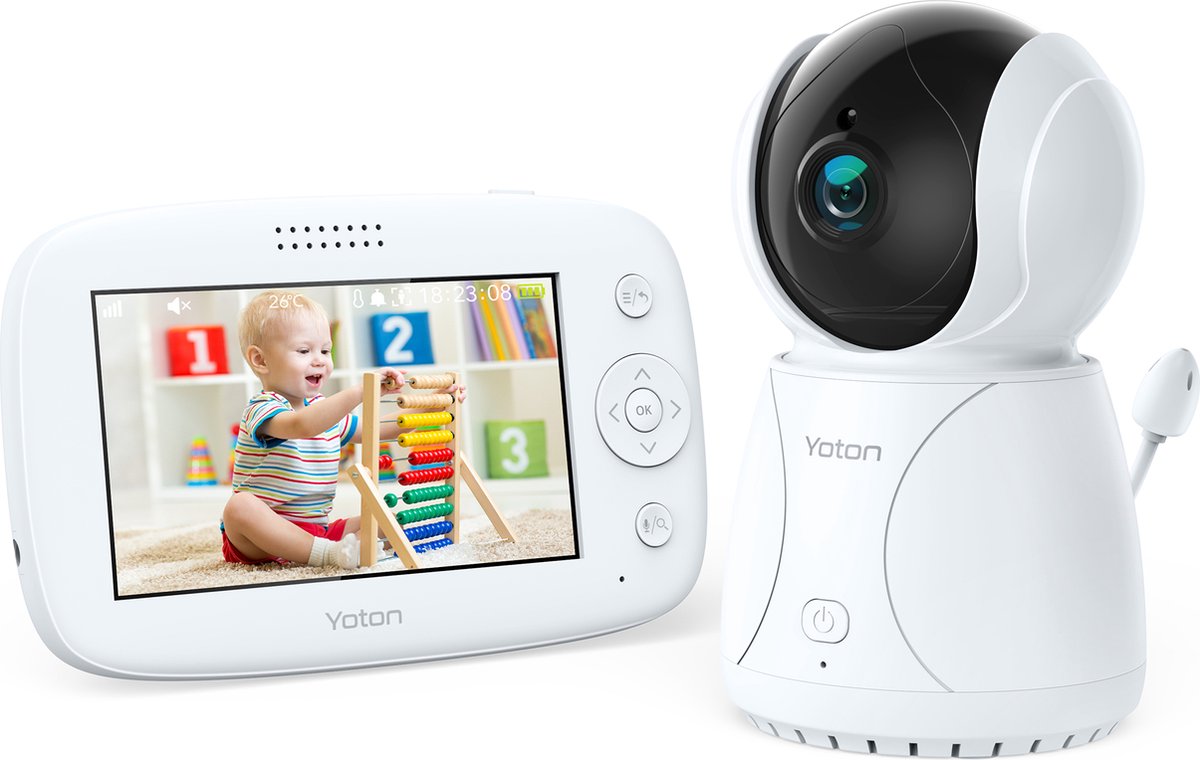Baby Monitor Yoton YB03 LCD 4.3 Temperature Rotation Function