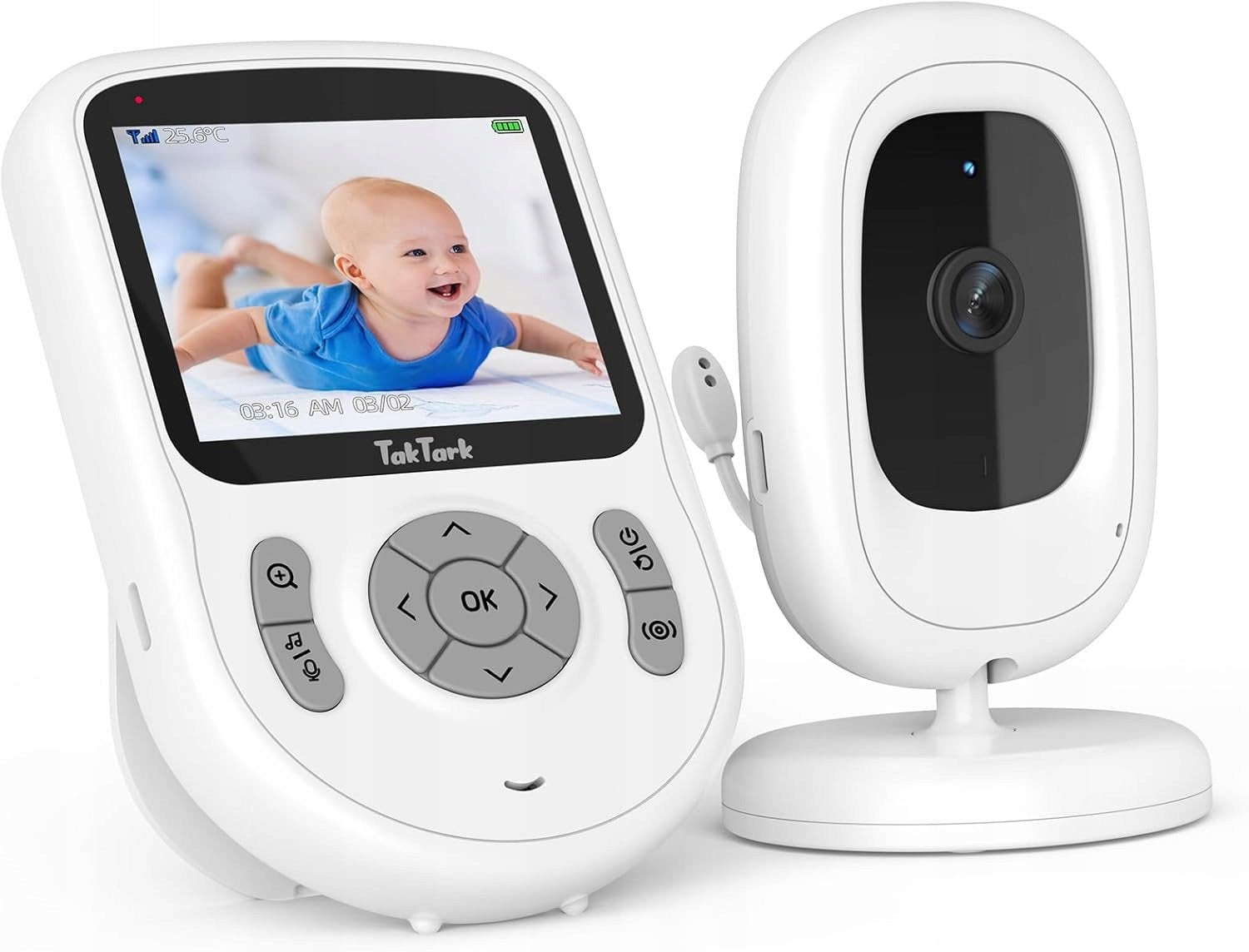 Baby Monitor with 2,8 inch Camera, 720p Video Baby Monitor, IPS, No Wi-Fi