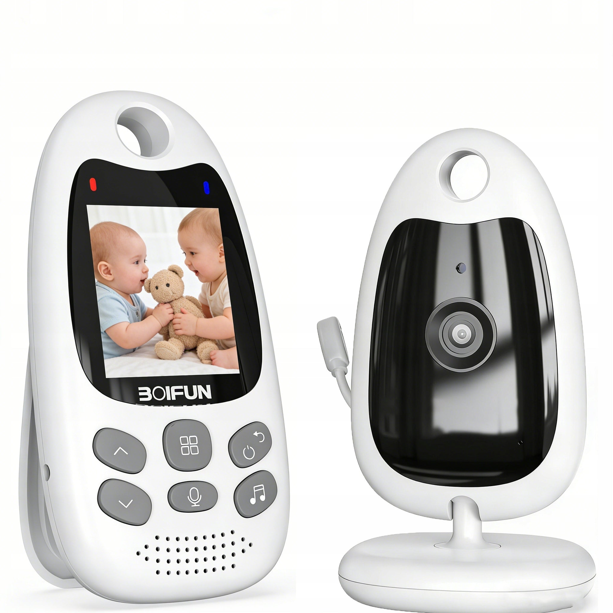 Baby Monitor with Camera and Night Vision 2 Inch LCD Screen Long Range