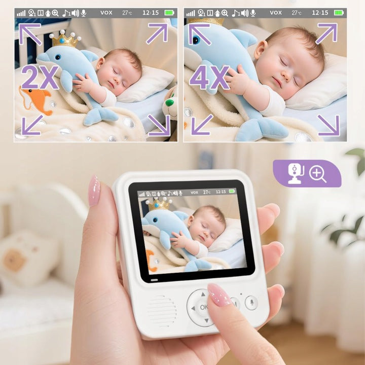 Baby Monitor with WiFi Camera Rotating 2K 3MPx LCD 5" 4xzoom + Brand no brand