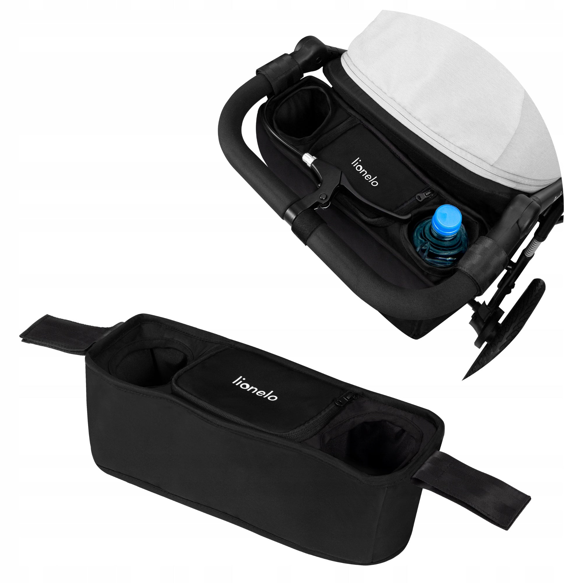Baby Stroller Bag Organizer 2 Cup Holders Lionelo Azura