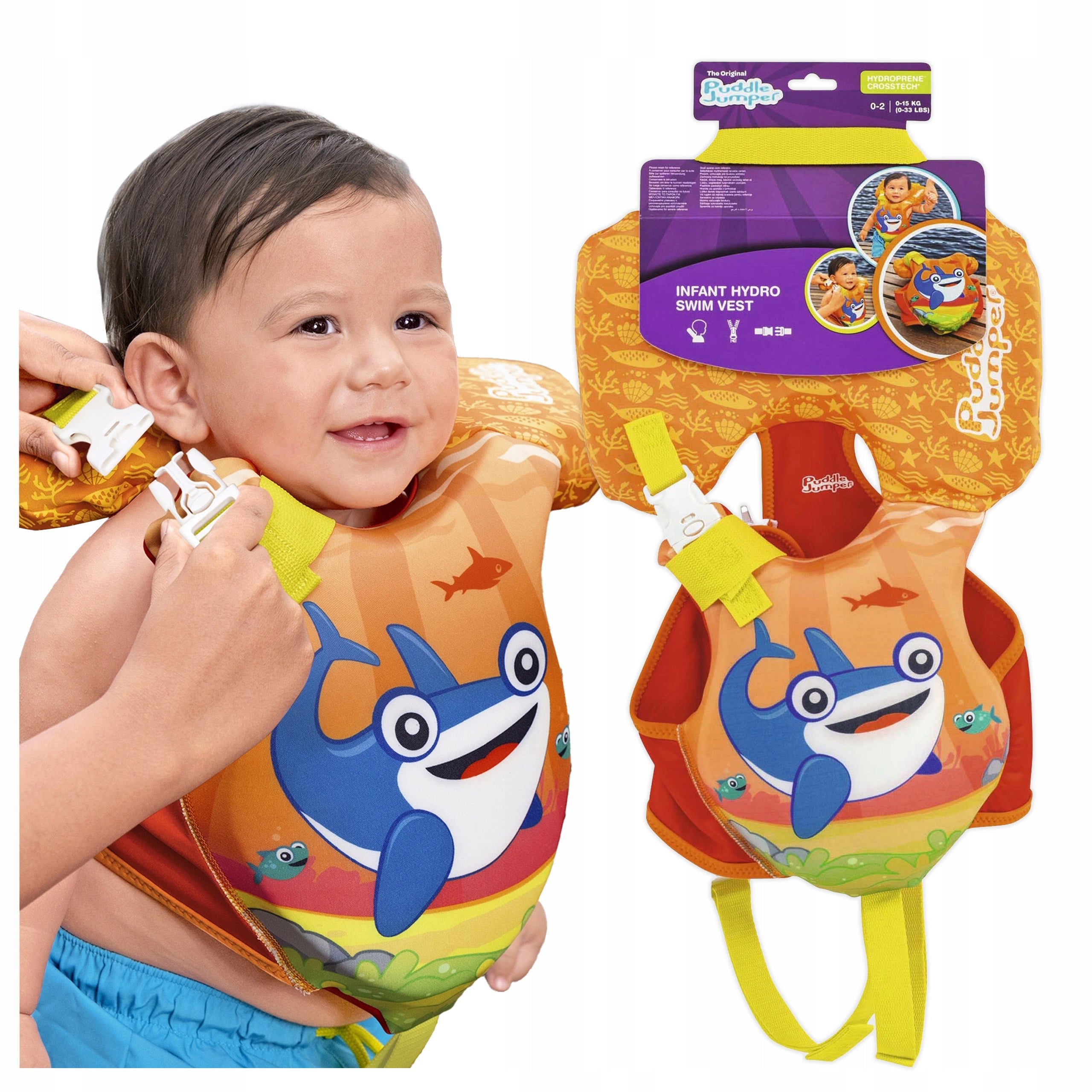 Baby Swimming Vest 0-2 Years Headrest Bestway