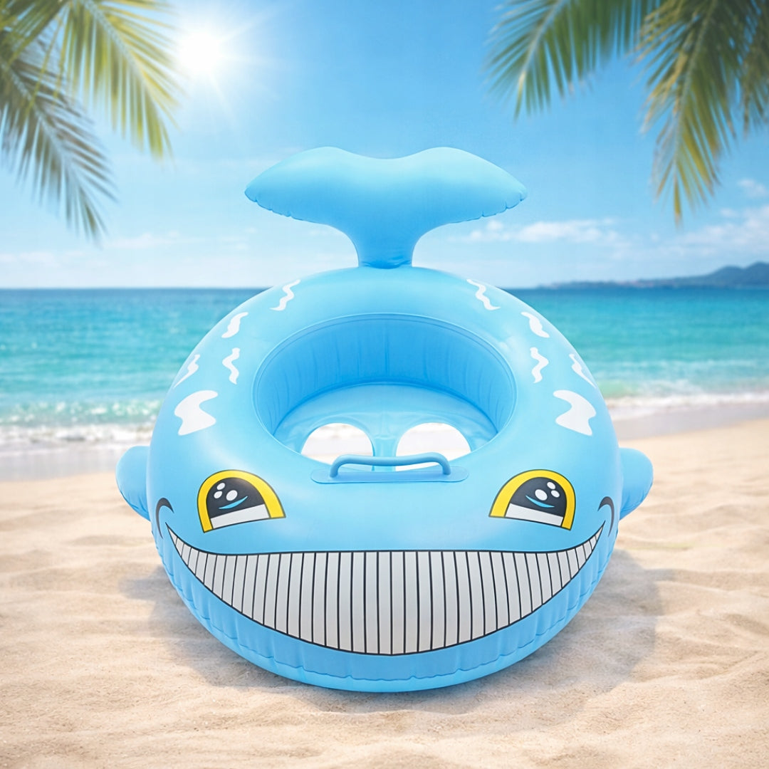 Baby Swimming Wheel Infants SEAT HANDLE Shark WHALE Brand DK