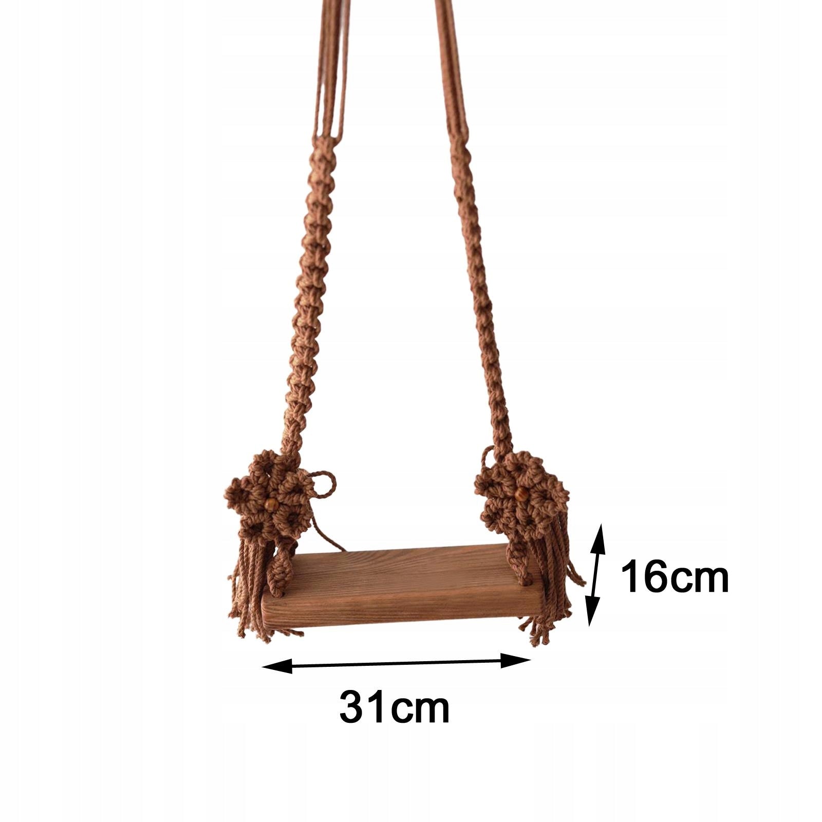 Baby Swing Seats Photography Prop Posing Props Wooden Durable Photo Coffee Packaging status original