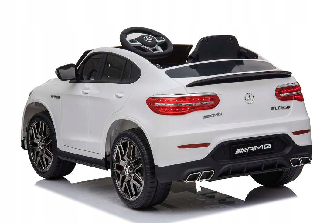 Baby car Mercedes GLC63S White 4x4 Maximum load 25 kg