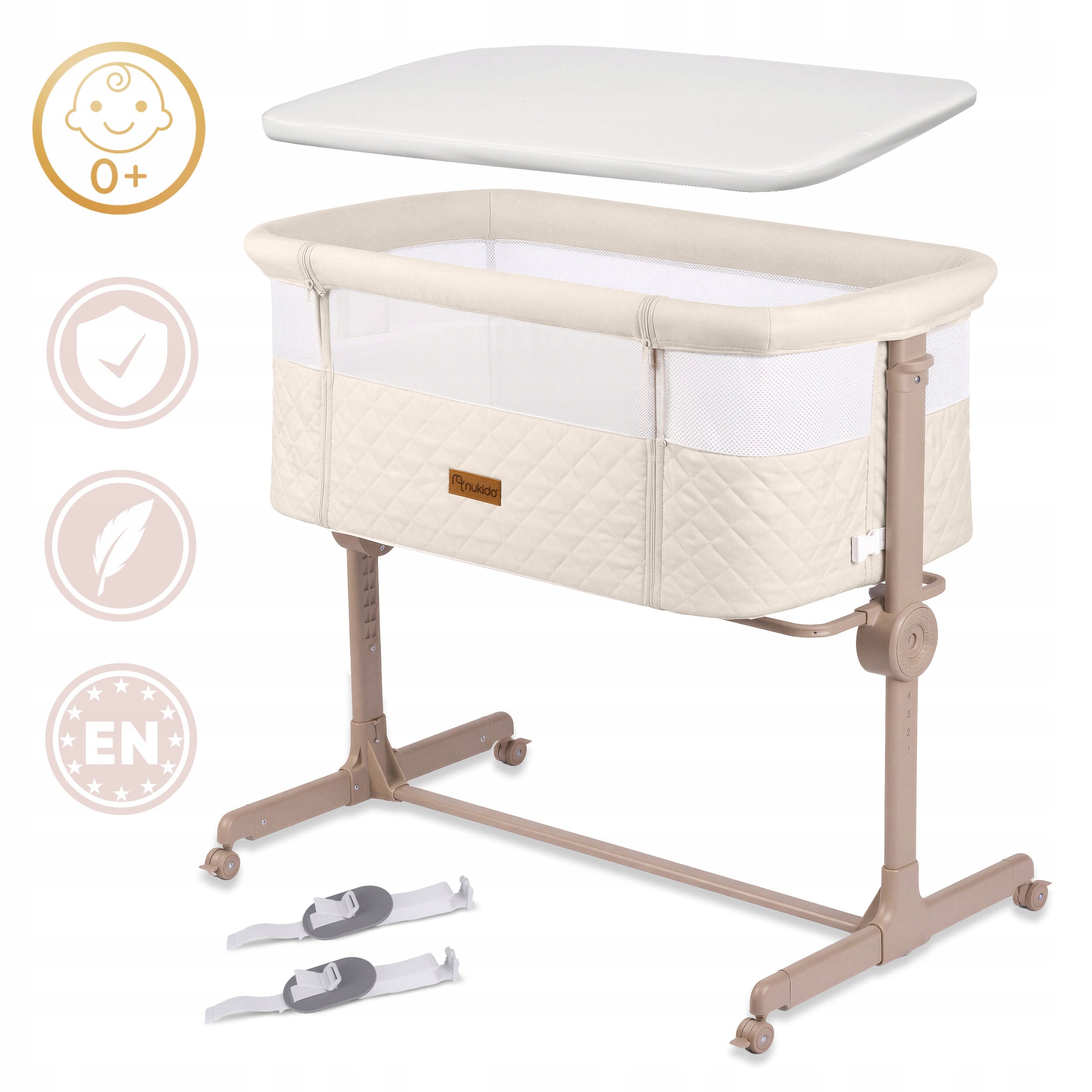 Baby cot folding tourist baby extra bed Nukido 0-5m 9kg Medical device no