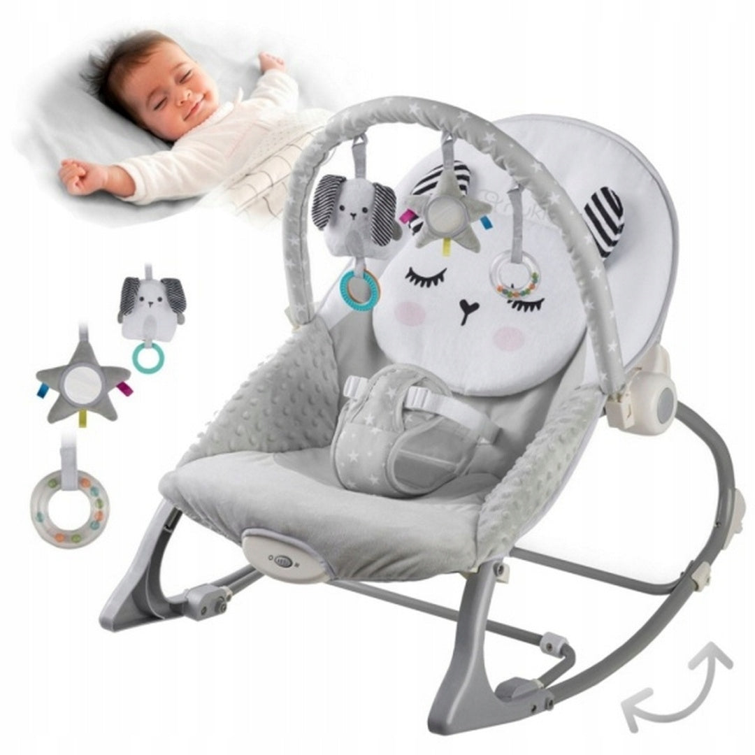Baby cradle rocker with vibration