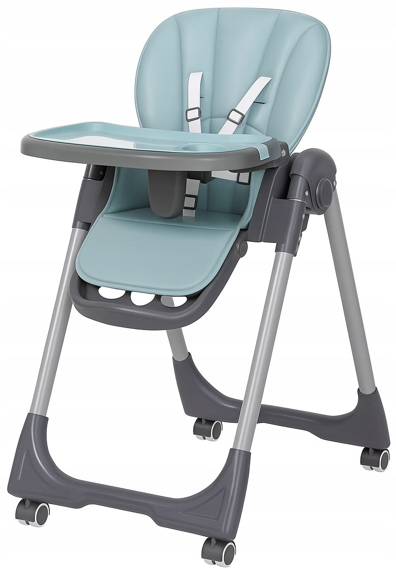 Baby high chair for children seat belts tray footrest Manufacturer code krzesełko 11-1 CZ