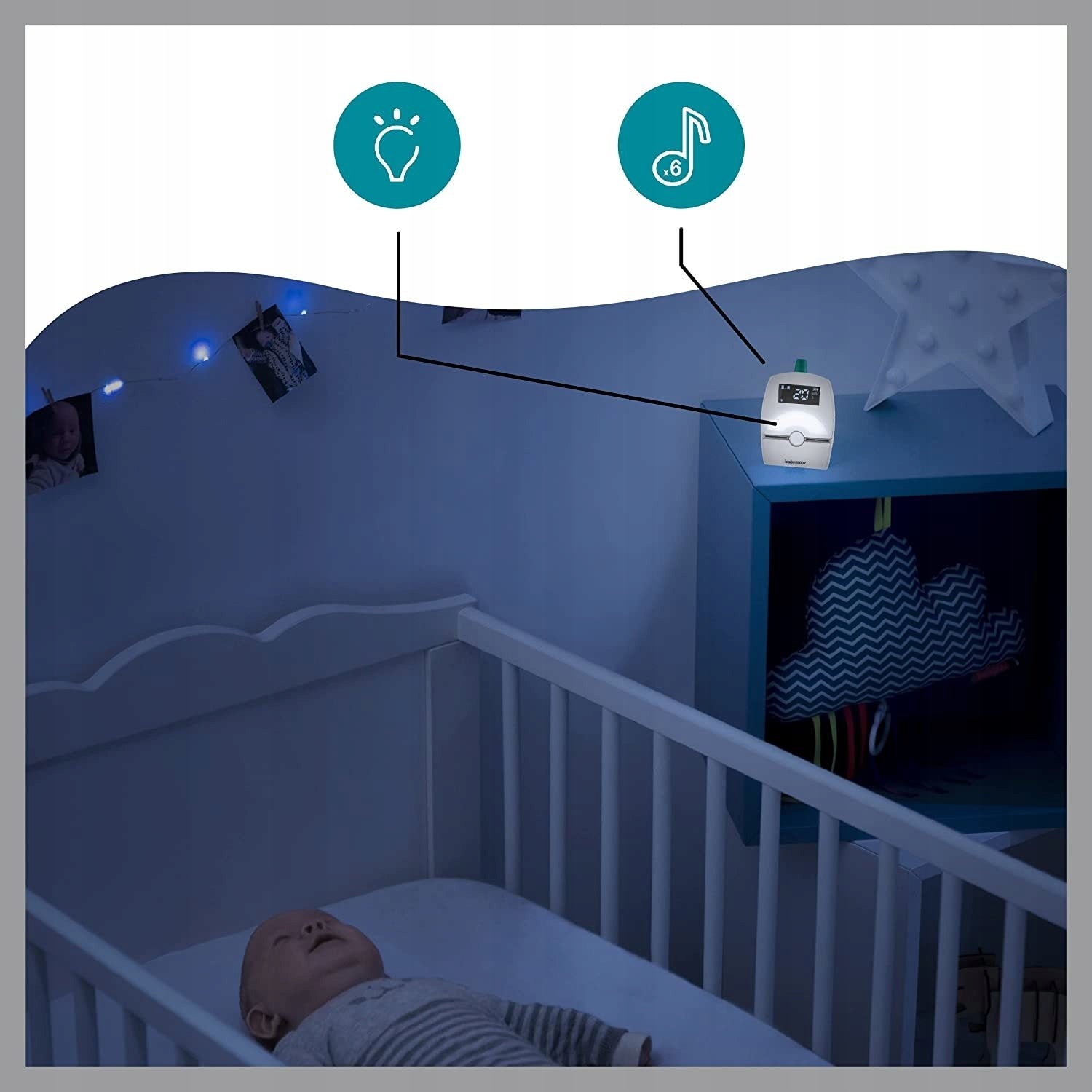 Baby monitor Babymoov Premium Care range 1400m VOX Talk Back Manufacturer code A014204