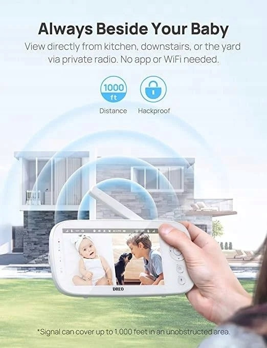 Baby monitor Dreo DR-BBM001 range up to 300m Brand no brand