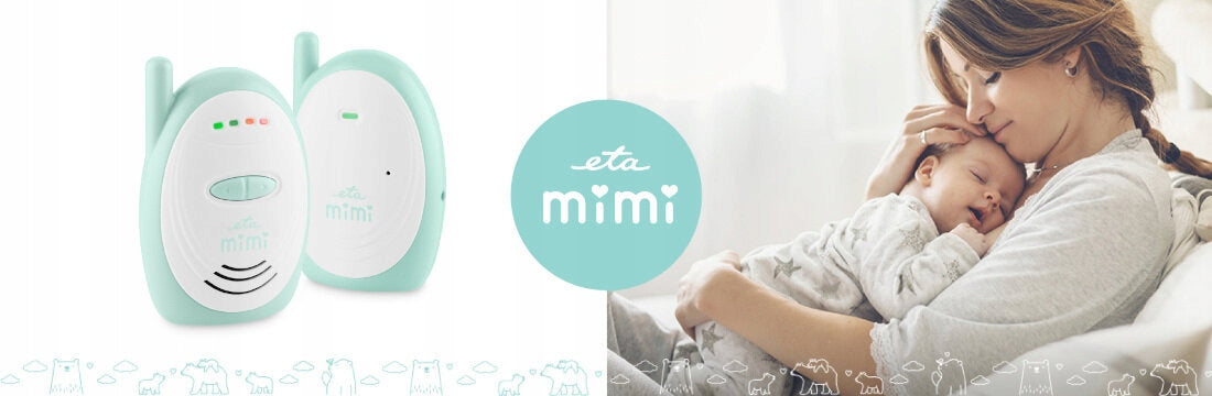 Baby monitor ETA Mimi 830690000 Power supply mains rechargeable battery