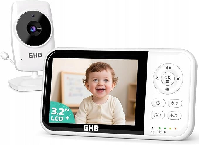 Baby monitor GHB 3,2 inch LCD screen MC632B