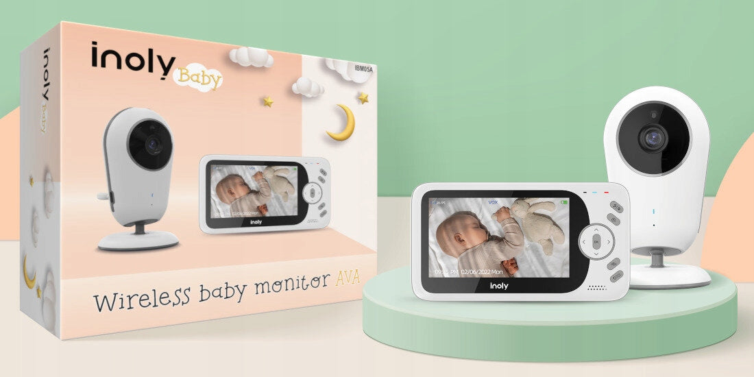 Baby monitor INOLY Ava Color white