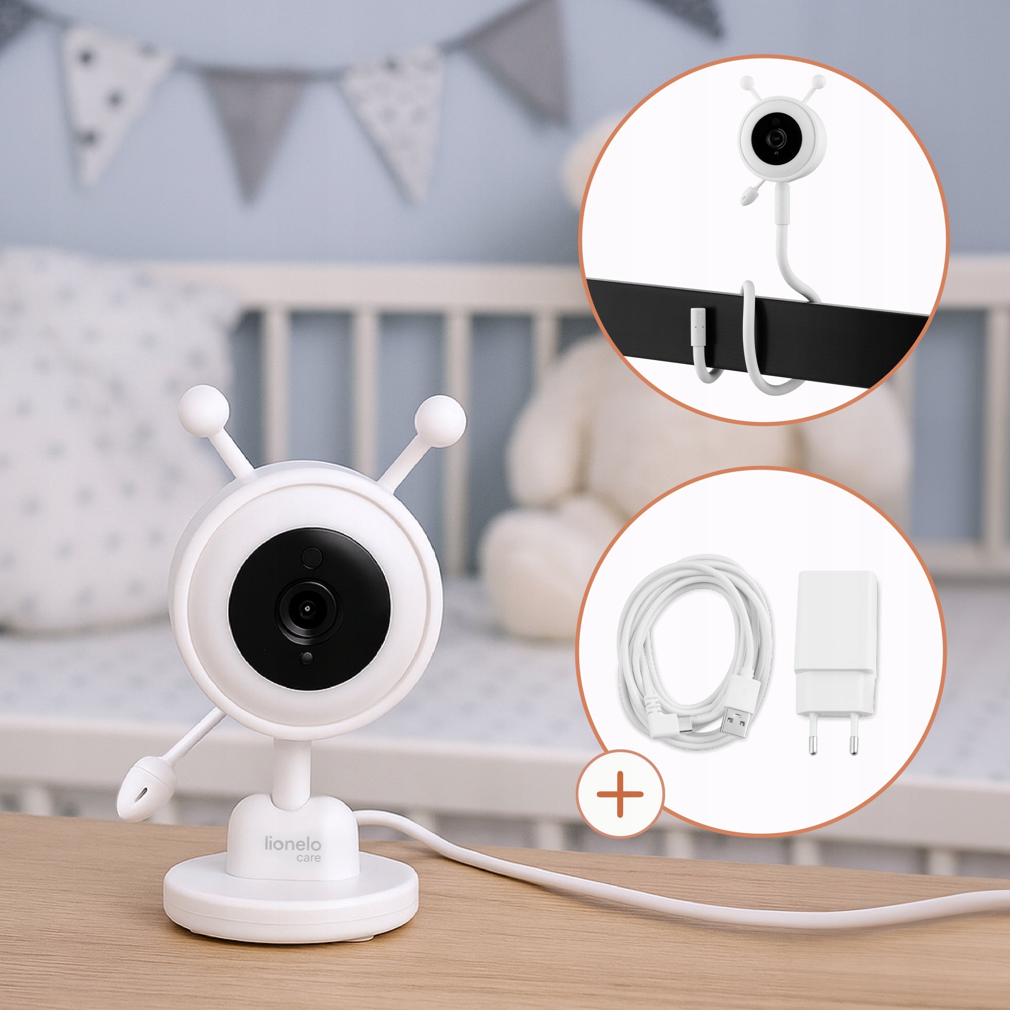 Baby monitor Lionelo white Brand Lionelo