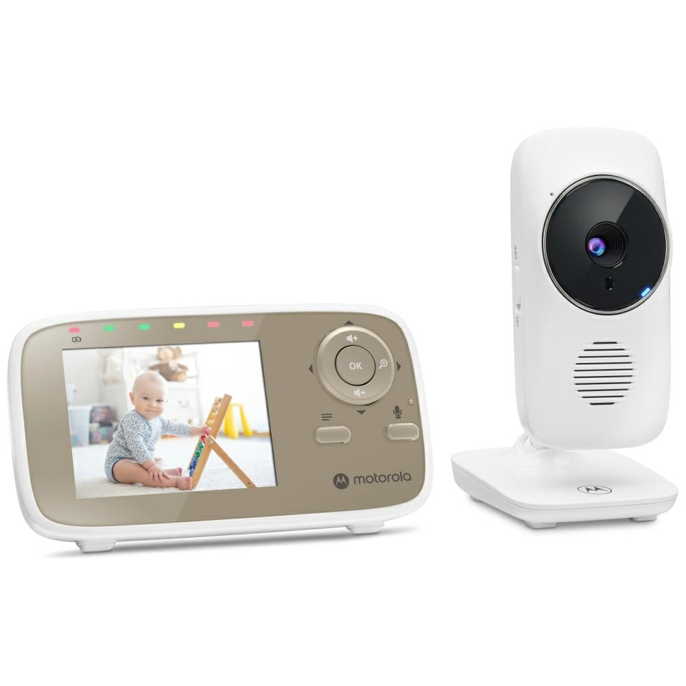 Baby monitor Motorola VM483 video monitor 2.8" white and gold Brand Motorola