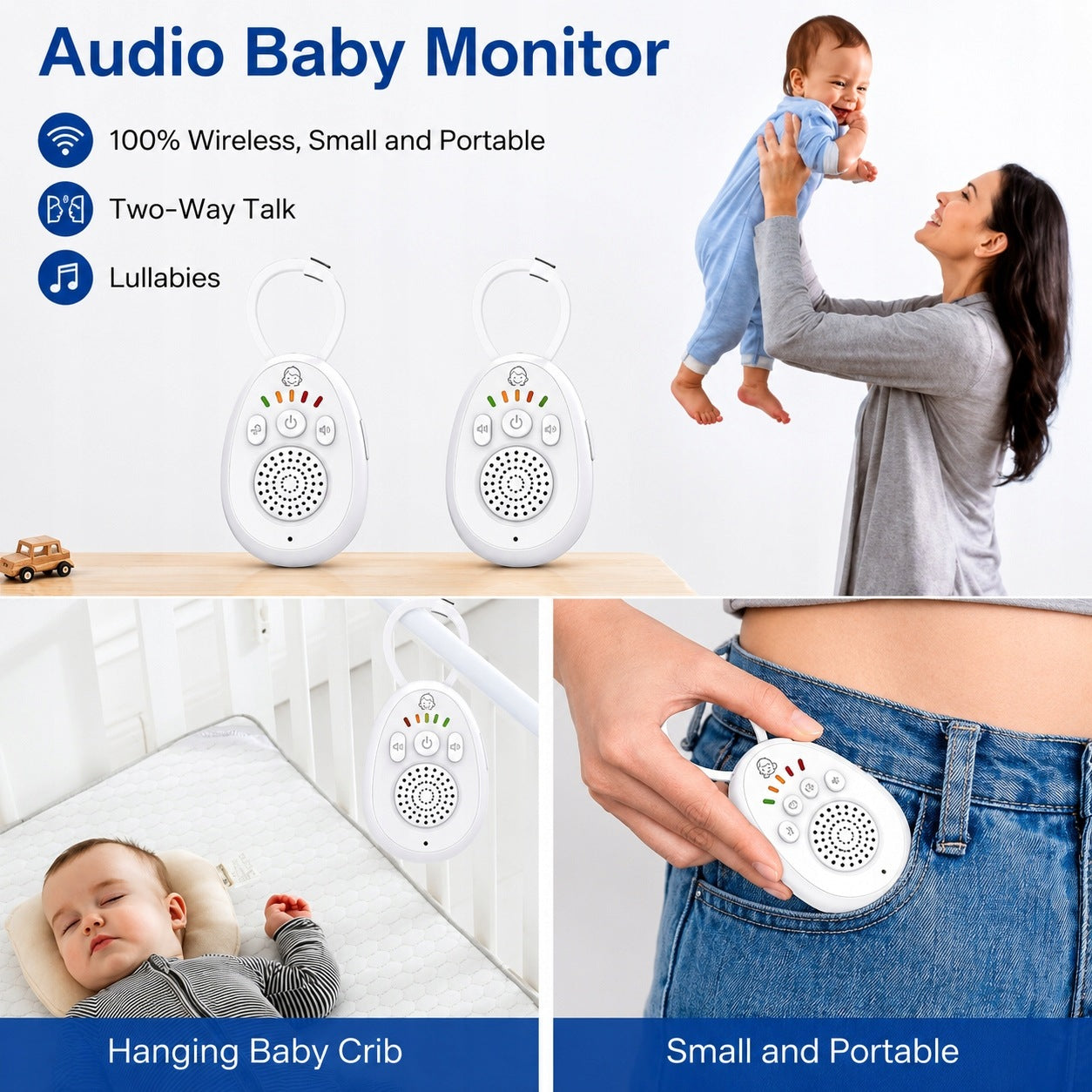 Baby monitor Reach BM-1 white Brand Reach