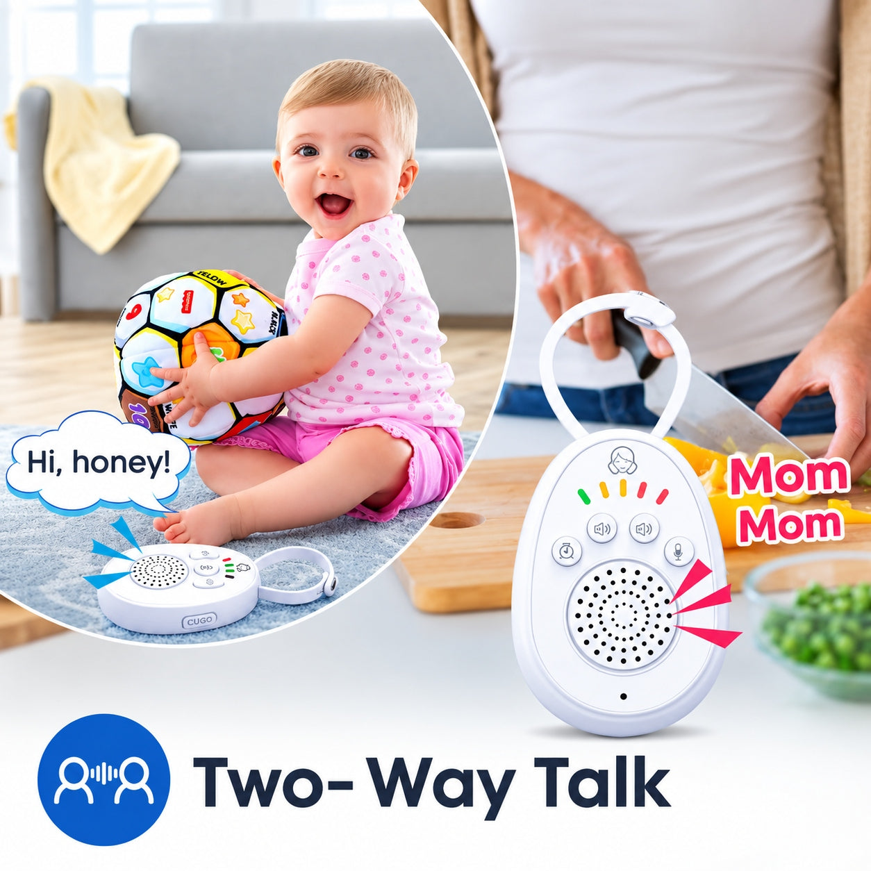 Baby monitor Reach BM-1 white Manufacturer code 4778008145813