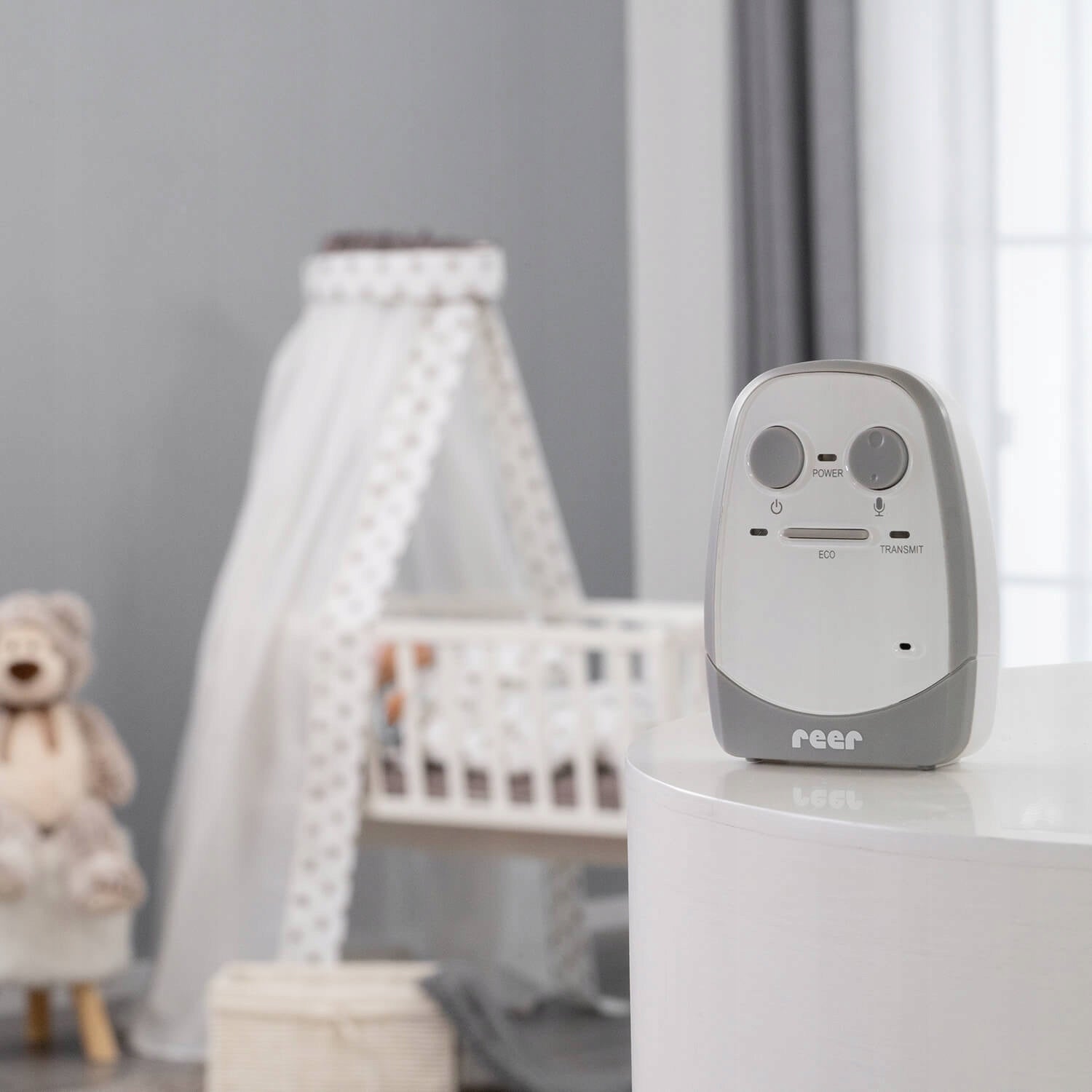 Baby monitor Reer FHSS 450m Intercom VOX ECO White Manufacturer code 50140