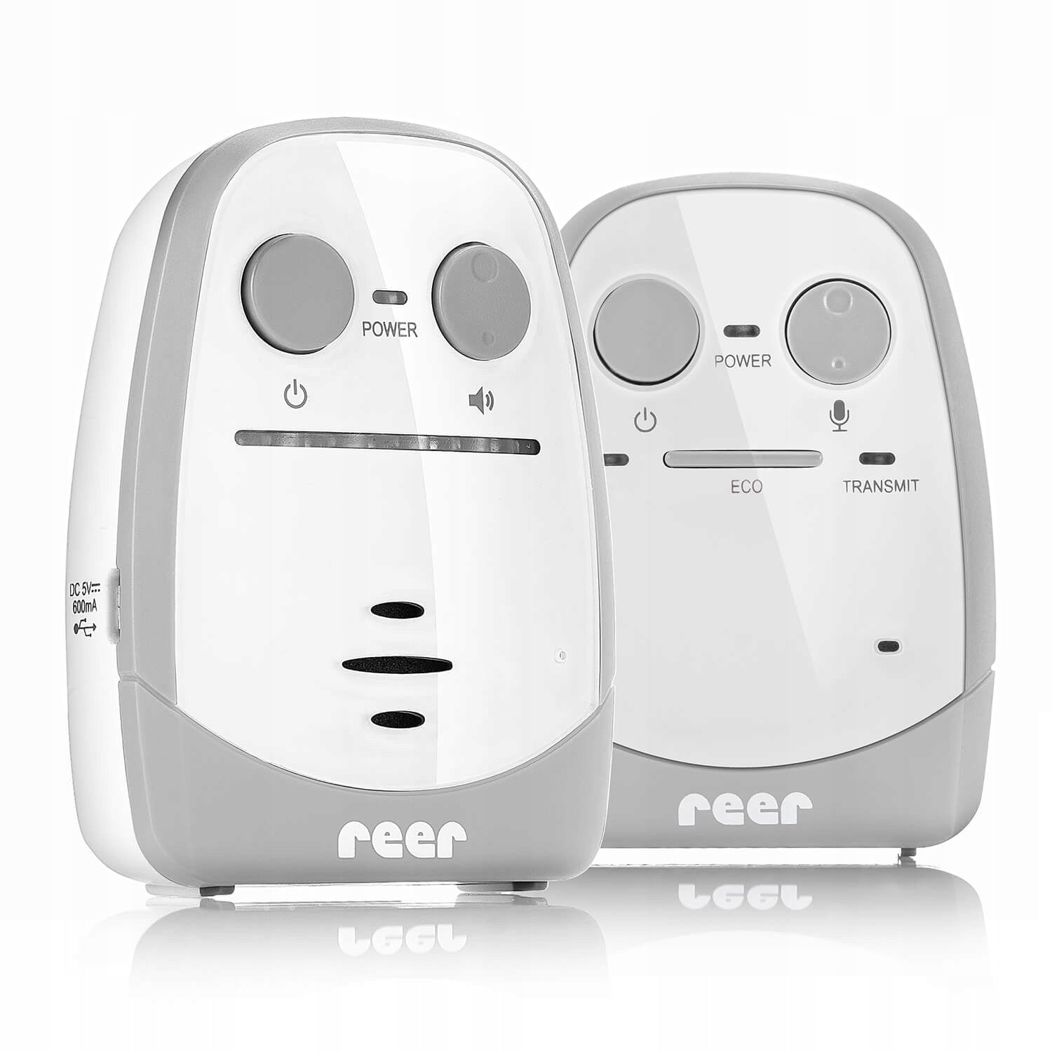 Baby monitor Reer FHSS 450m Intercom VOX ECO White Packaging status original