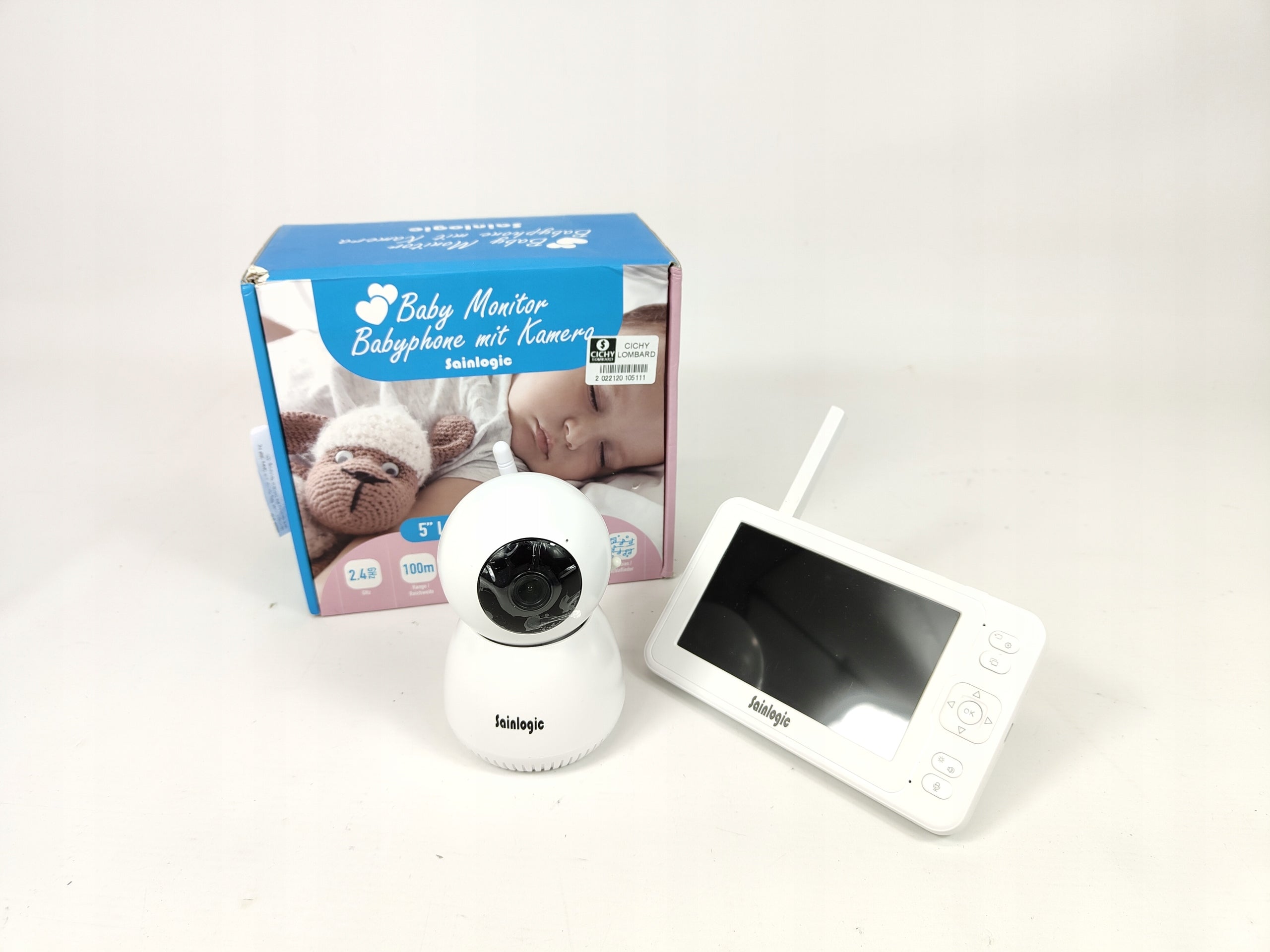 Baby monitor Sainlogic 5 LCD 1080P night camera VOX