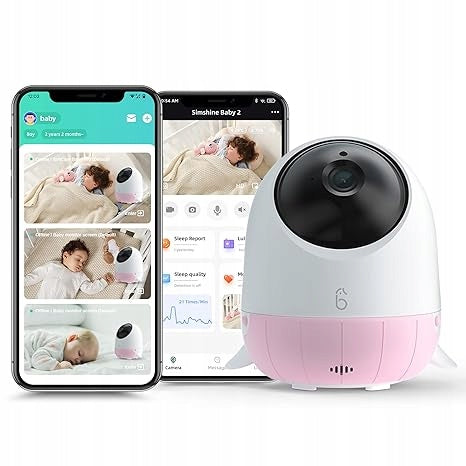 Baby monitor Simshine white Manufacturer code SC-AI08-P3