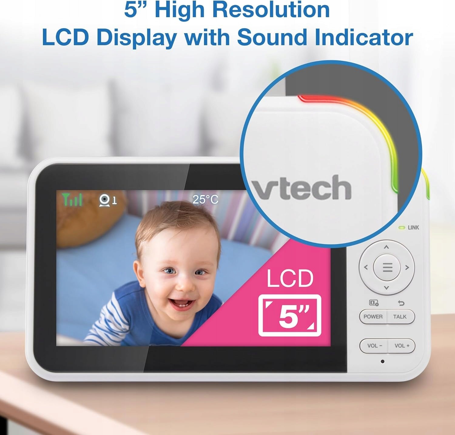 Baby monitor VTech VM924-2 white Manufacturer code VM924-2