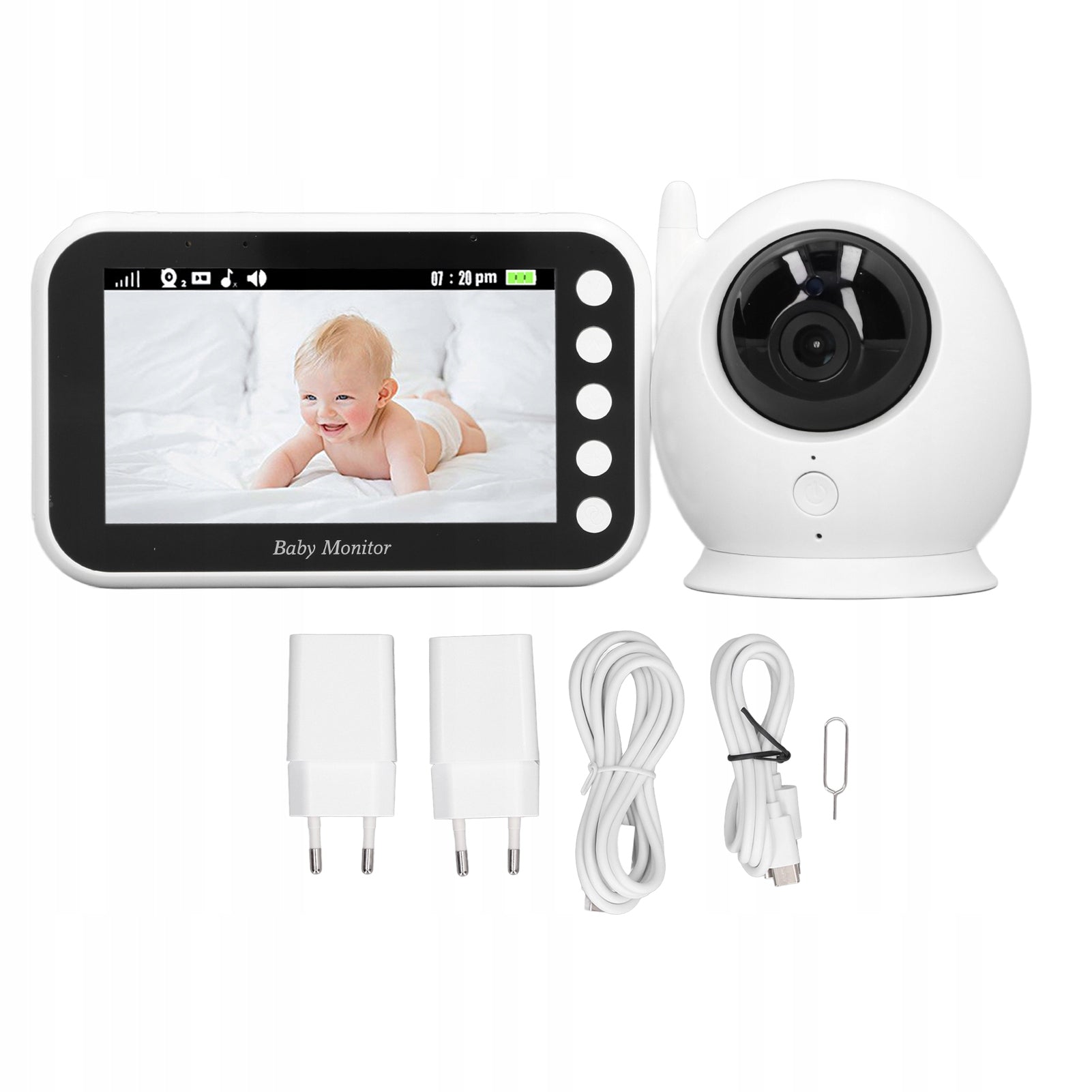 Baby monitor baby monitor 360 degree rotation 4,3 inch 3L screen Brand no brand