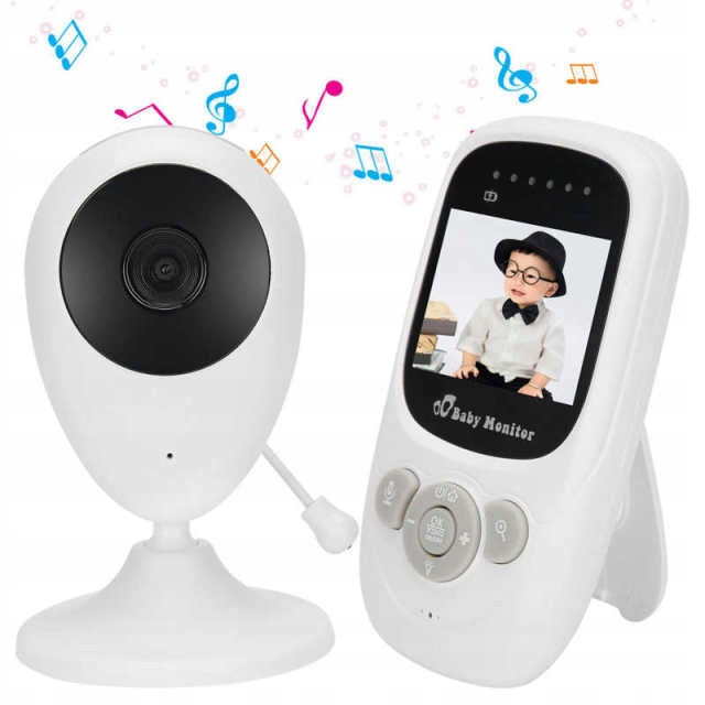 Baby monitor with camera and monitor 2.4 LCD