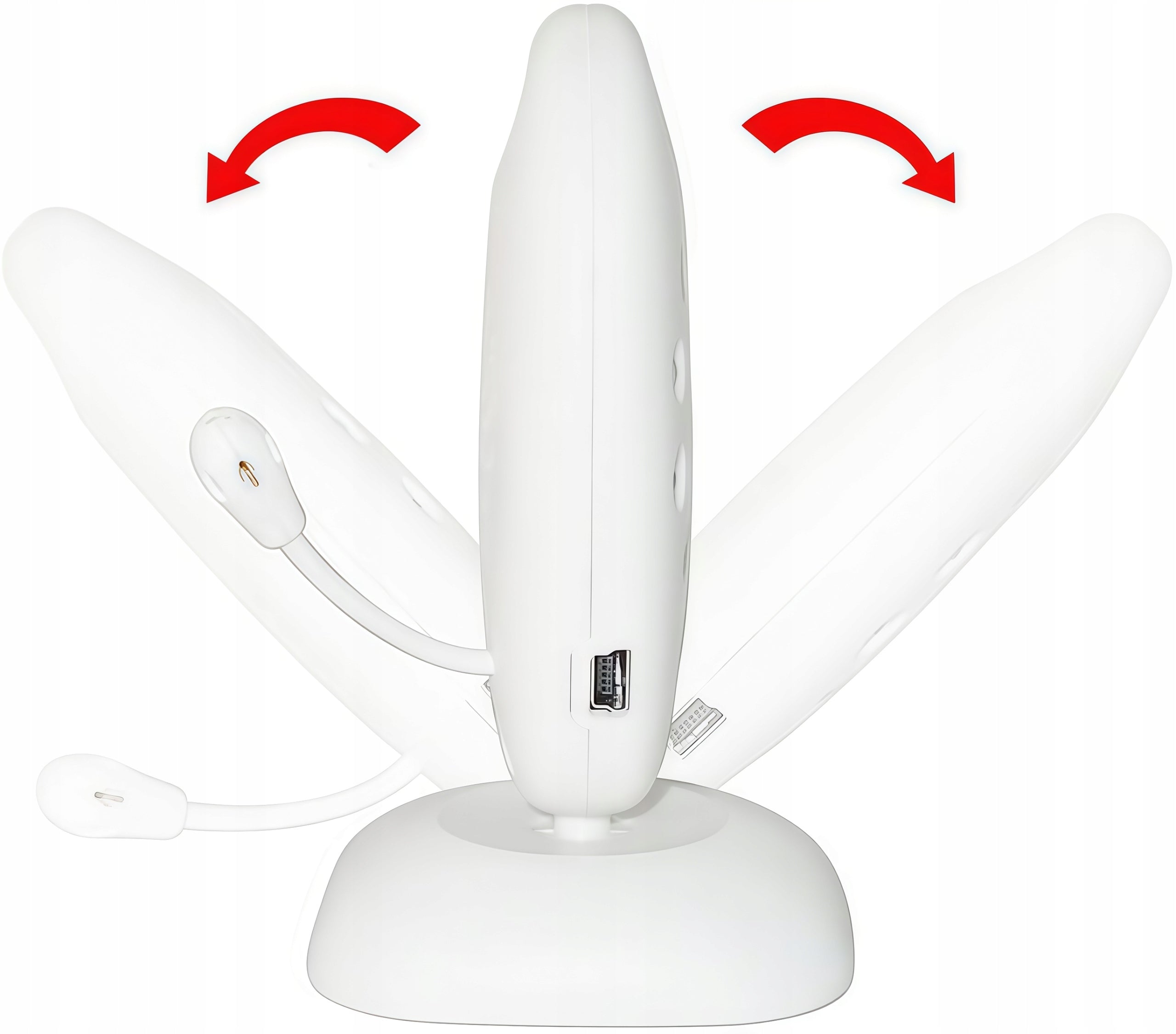 Baby monitor with camera and night vision, without WiFi, with clip holder Brand Boifun
