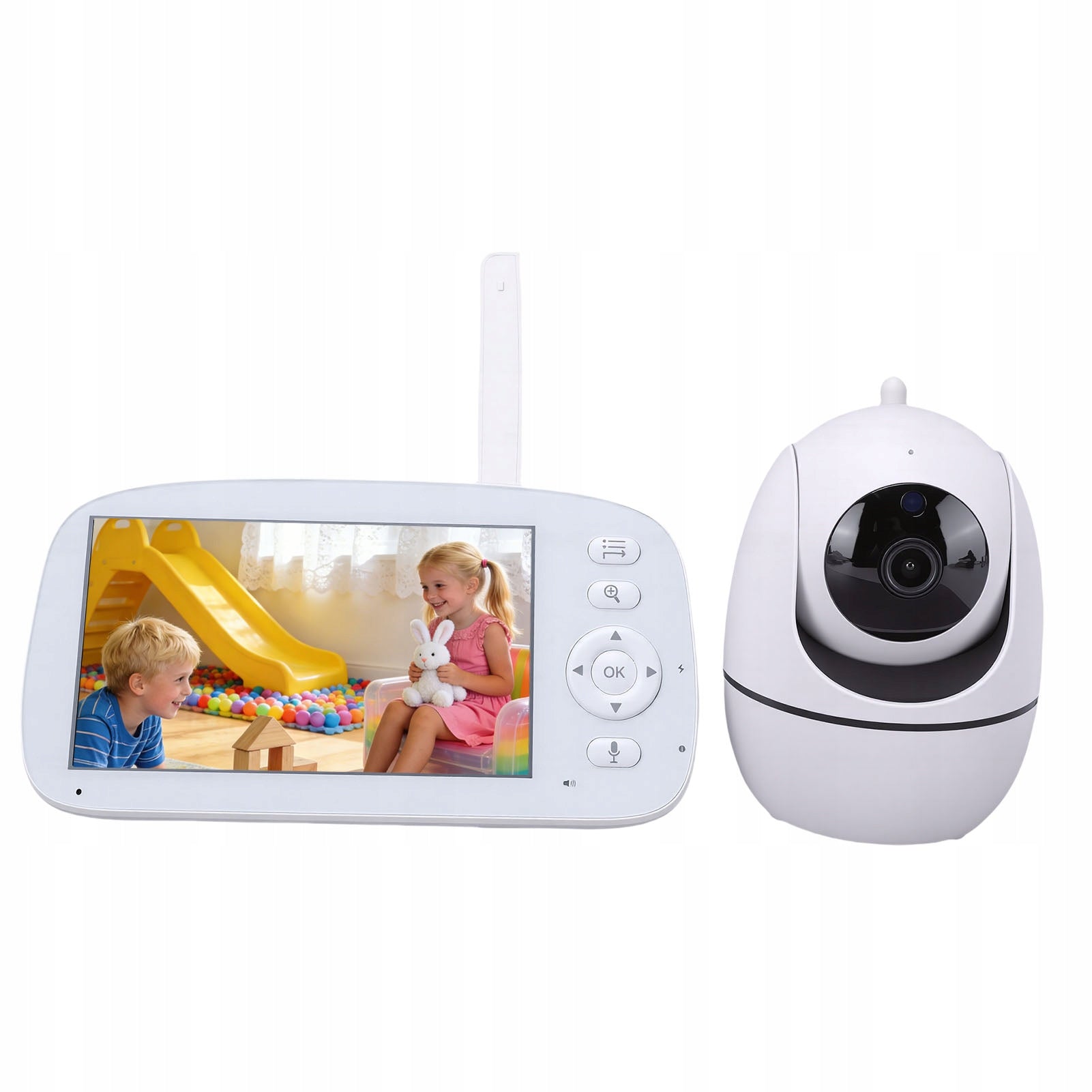 Baby monitor without Wi-Fi with camera and sound 5 inch LCD screen 720P with H2 Kind other