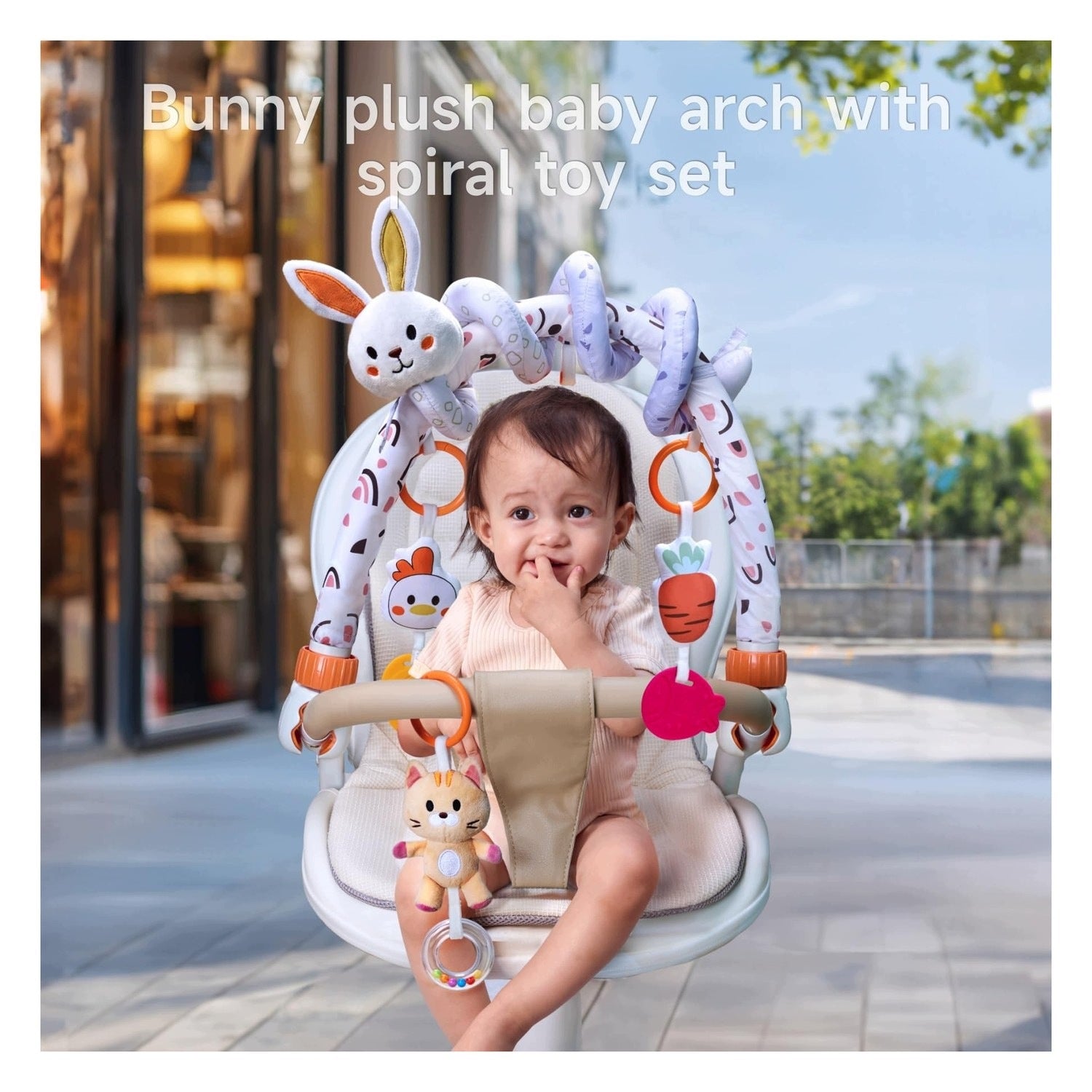 Baby rocker with rabbit motif Kind Not specified