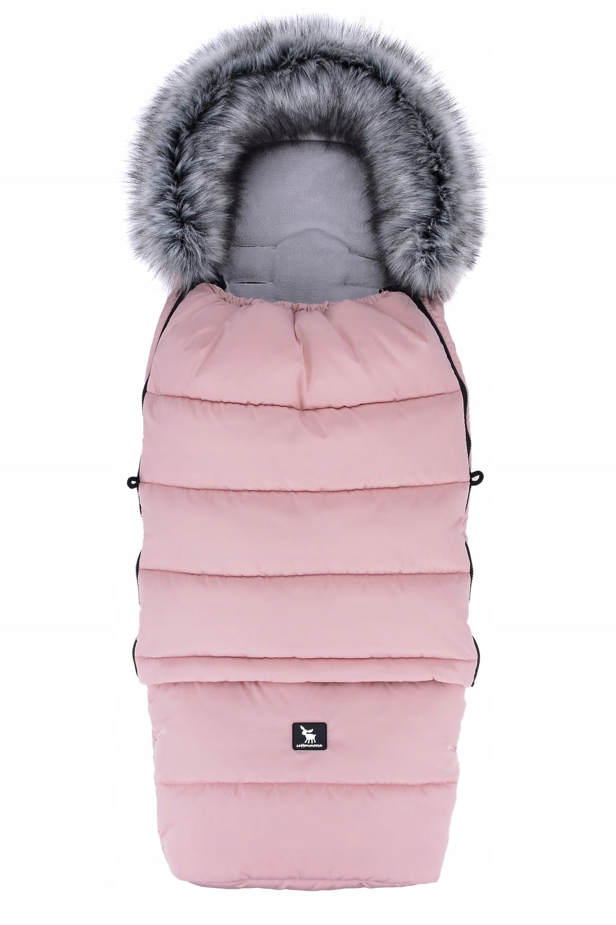 Baby sleeping bag COTTONMOOSE Combi 3in1 pink for sled stroller