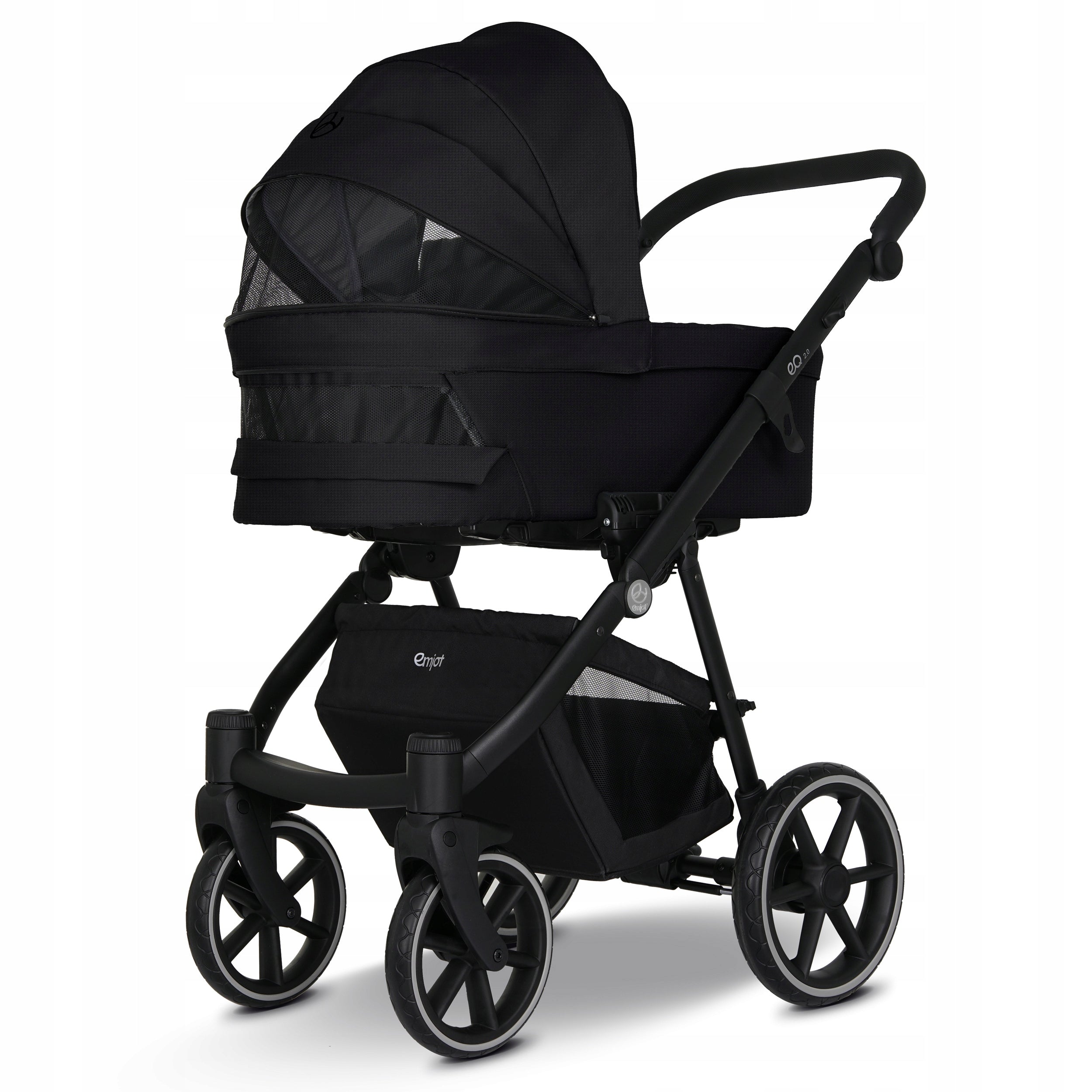 Baby stroller 2in1 EMJOT EQ 2.0 - multifunctional black accessories bag Manufacturer code EMJOT EQ2.0 01 -2w1
