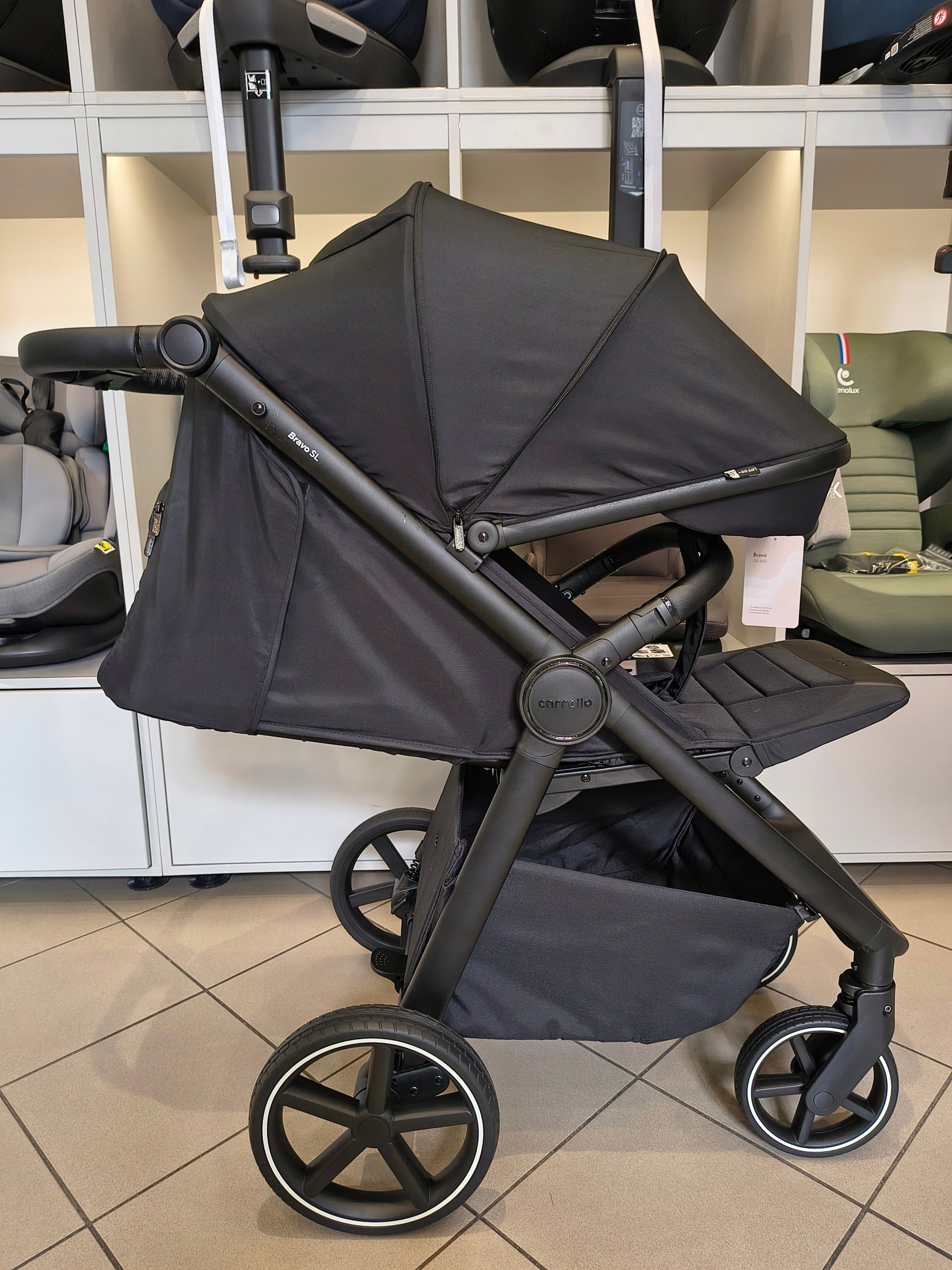 Baby stroller CARRELLO Bravo SL Deluxe Ink black 2026 Brand Carrello
