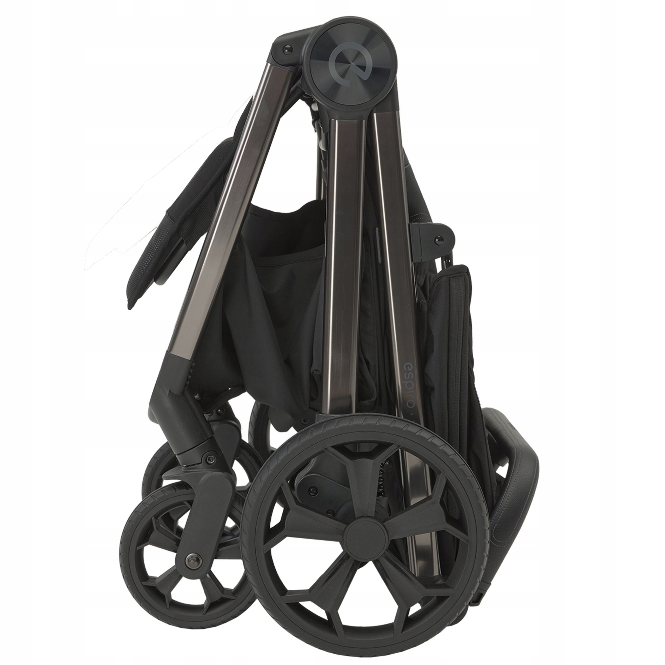 Baby stroller WIND 09 dusty beige Espiro up to 22kg Color shades of brown and beige
